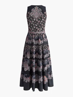 Sale Beheme Printed Floral Dress Floral Dresses|Vacation Dresses