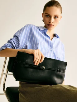 New Belt-Decor Compartment Clutch Bag Bags|Accessories
