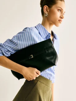 New Belt-Decor Compartment Clutch Bag Bags|Accessories
