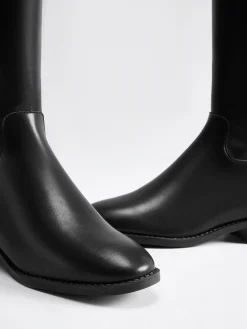 New Belted Knee-High Knight Boots Shoes|Accessories