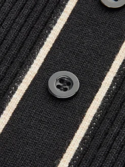 Online Belted Plaid Panel Sweater Dress Black Dresses|Sweater Dresses