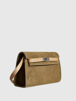 Clearance Belted-Decor Flap Shoulder Bag Bags|Accessories