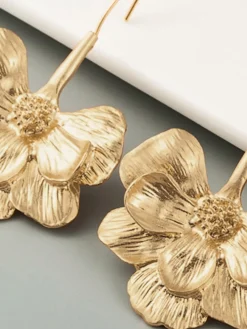 Blooming Flower Earnings Earrings|Accessories