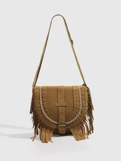 Online Boheme Buckle Flap Tassel Bag Bags|Accessories