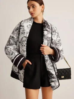 Hot Boheme Contrast Binding Lapel Winter Coat Outerwear|Coats