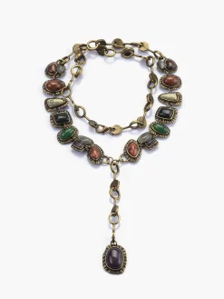 Sale Boheme Geometrical Stones Pendant Necklace Necklaces|Accessories