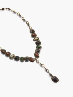 Sale Boheme Geometrical Stones Pendant Necklace Necklaces|Accessories