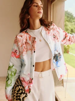 Clearance Boheme Printed Breasted Jacket Outerwear|Jackets