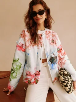 Clearance Boheme Printed Breasted Jacket Outerwear|Jackets