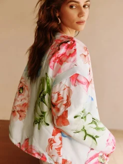 Clearance Boheme Printed Breasted Jacket Outerwear|Jackets