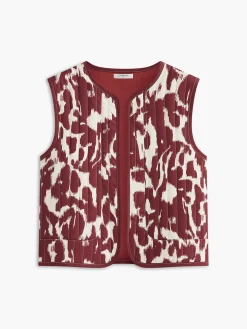 Clearance Boheme Printed Minimalist Vest Outerwear|Vests