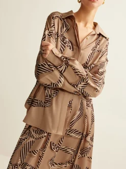 Outlet Boheme Printed Polo Shirt Blouses & Shirts|Matching Sets