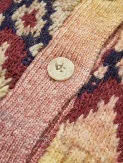 Boheme Printed V-Neck Breasted Cardigan Cardigans|Sweaters & Cardigans