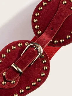 Discount Boheme Studded Buckle Belt Belts & Chain|Accessories