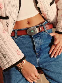 New Boheme Turquoise Buckle Belt Belts & Chain|Accessories