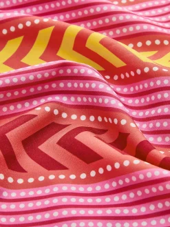 Sale Boho Printed Drawstring Ruffle Skirt Skirts|Bottoms