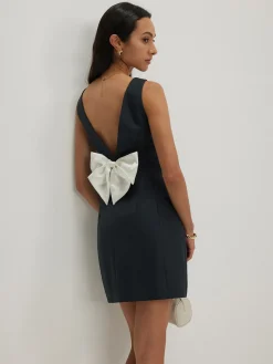 Best Bow Backless Tank Dress Cocktail & Party Dresses|Summer Dresses