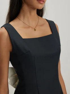 Best Bow Backless Tank Dress Cocktail & Party Dresses|Summer Dresses