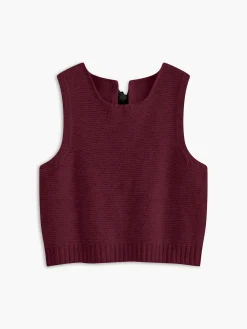Clearance Bow Front Sweater Vest Sweater Vests|Sweaters & Cardigans