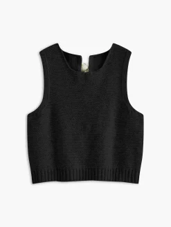 Clearance Bow Front Sweater Vest Sweater Vests|Sweaters & Cardigans