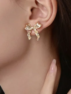 Sale Bow Stud Earrings Earrings|Accessories