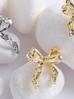 Sale Bow Stud Earrings Earrings|Accessories