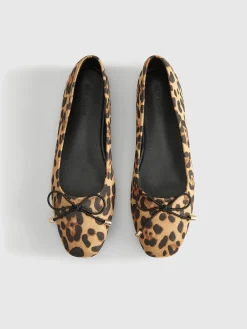 Best Bow-Decor Leopard Printed Ballet Flats Accessories