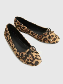 Best Bow-Decor Leopard Printed Ballet Flats Accessories
