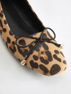 Best Bow-Decor Leopard Printed Ballet Flats Accessories