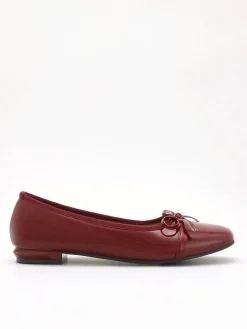 Online Bowknot Decor Square Toe Ballet Mary Jane Flats Shoes|Accessories