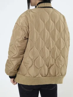Hot Braided Quilted Winter Cardigan Coat Cardigans|Outerwear