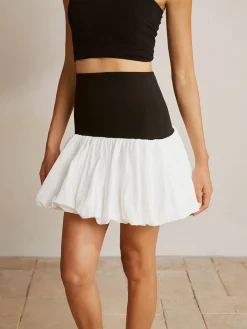New Bubble Two-Tone Tube Top Tank Tops & Camis|Tops