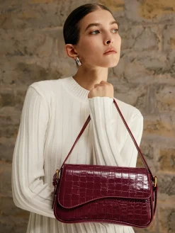 Outlet Buckle Checkered Small Armpit Bag Bags|Accessories