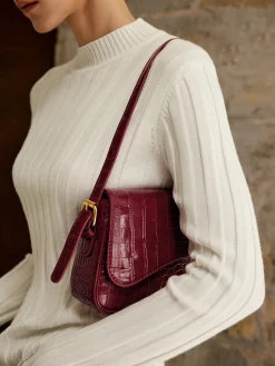 Outlet Buckle Checkered Small Armpit Bag Bags|Accessories
