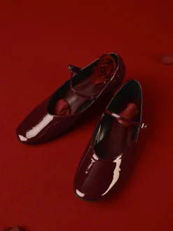 Outlet Buckle Strap Ballet Flats Shoes|Accessories