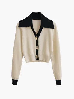 Buckle Up Long Sleeve Knit Top Sweater Tops|Sweaters & Cardigans