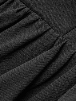 Clearance Bud Waist Pleated Panel Mini Skirt Skirts|Bottoms