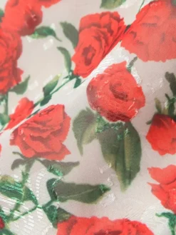 Online Bulgaria Roses Floral Backless Mini Dress Casual Dresses|Floral Dresses