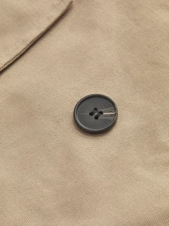 Button Crop Jacket Outerwear|Crop Tops