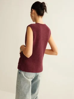 New Button Down Cozy Sweater Vest Sweater Vests|Sweaters & Cardigans