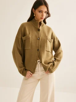 Sale Button Down Pockets Cardigan Cardigans|Sweaters & Cardigans