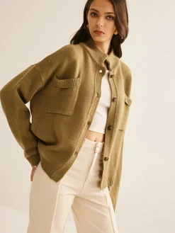 Sale Button Down Pockets Cardigan Cardigans|Sweaters & Cardigans