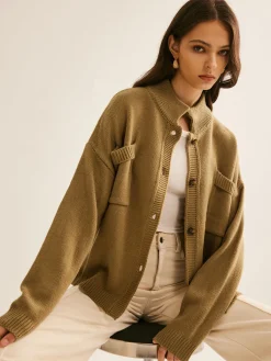 Sale Button Down Pockets Cardigan Cardigans|Sweaters & Cardigans