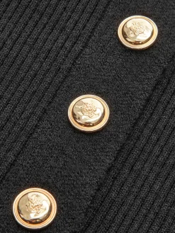 Discount Button Down Skinny Knit Top Sweater Tops|Sweaters & Cardigans