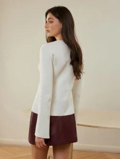 Online Button Down Slim Cardigan Cardigans|Sweaters & Cardigans