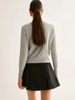 New Button Down Slit Jersey Cardigan Cardigans|Sweaters & Cardigans