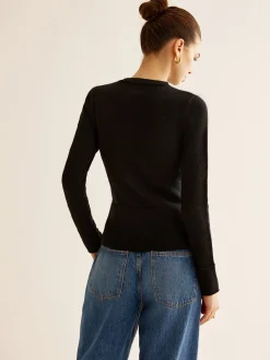 Sale Button Down Slit Slim Cardigan Cardigans|Sweaters & Cardigans