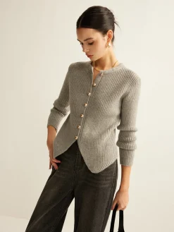 Best Button Down Split Cardigan Cardigans|Sweaters & Cardigans