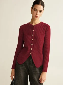 Best Button Down Split Cardigan Cardigans|Sweaters & Cardigans