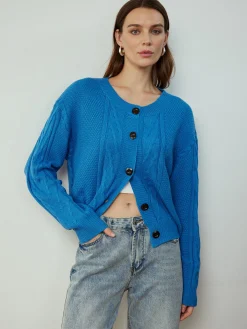 Sale Button Down Twist Thin Cardigan Cardigans|Sweaters & Cardigans